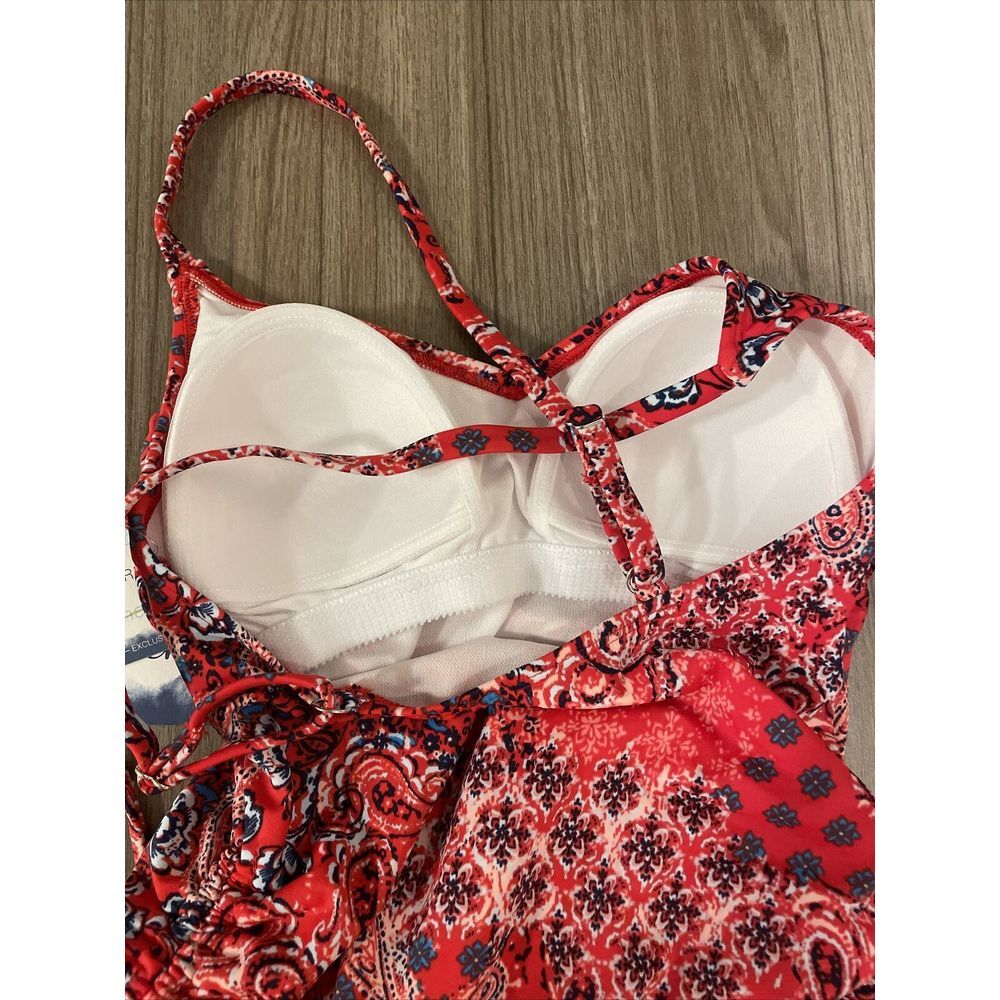Maurices  American Beach™ Ruched One Piece Swimsuit Size XS‎ - Picture 8 of 11